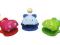 Drewniane kastaniety RYBKI rytmika PLAN TOYS 18m+
