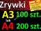 Zrywki plakaty A3 100szt/A4 200szt, perforacja