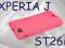 NIEZNISZCZALNY S-CASE XPERIA J ST26i KORAL FOLIA