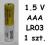 IKEA ALKALISK BATERIA ALKALICZN LR03 AAA 1.5V 1SZT