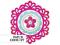Wykrojnik kwiaty ramka Sizzix FLOWER W-wa