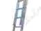 Krause FABILO Drabina rozsuwana 2x18 szczebli