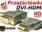 Przejściówka gniazdo DVI-D wtyk HDMI GOLD PC do TV