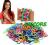 LOOM BANDS gumki z brokatem 100szt x116 EduCORE