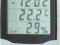 Termohigrometr z pom. temp. zew.-10-50C; 10-99%RH