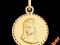 medalik złoty okrągły PIĘKNA MARIA pr585 GRATISY