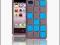 Etui back case TETRIS niebieskie iPhone 4G / 4S