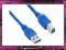 PN1 KABEL USB3.0 SuperSpeed DŁUGOŚCI 3 METRÓW BLUE