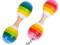 MARAKASY PODWÓJNE kolorowa grzechotka DWA MODELE !