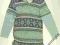 Ciepła bluzka przedłużana golf  wzory rozm 116