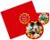 61684 DISNEY MICKEY ZAPROSZENIA NA URODZINY 6 SZT