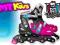 MONSTER HIGH Oryginalne REGULOWANE rolki 34-37