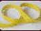 KORONKA BAWEŁNIANA 12mm ŻÓŁTA S-08 1,10zł/0,5m
