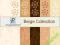 Zestaw papier do srapbookingu 250g Beige collectio