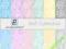 Zestaw papier do scrapbookingu 250g 30,5x30,5 cm