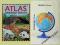 Globus fizyczny śr.160mm + Atlas zwierząt świata
