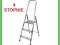 DRABINA ALUMINIOWA, 4 STOPNIE, TOPEX