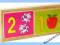 BRIMAREX Drewniane Puzzle  Liczby
