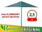 Parasol OGRODOWY PRZECIWSLONECZNY aluminiowy 2,5m