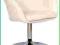 Fotel obrotowy hoker krzesło A-322 kremowy 48H
