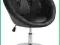 Fotel obrotowy hoker krzesło C-881 czarny 48H
