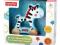 FISHER PRICE - DREWNIANA ZEBRA NA KÓŁKACH - 1107