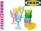 SZKLANKI DO ZABAWY plastik kpl 8 szt - IKEA