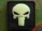 Naszywka Punisher 3D JTG Świecąca !