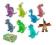 MZK Figurka Śmieszny Dinozaur 8 Rodzaji