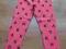 LEGGINSY GETRY  RÓŻOWE LITERKI 98 CZ154