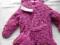 Kombinezon zimowy dla dziewczynki rozmiar 92