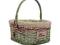 Koszyk wiklinowy z rączką kwadrat 20cm