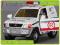 Wóż Jeep Ambulans Mitsubishi metalowy + otwierane