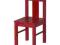 IKEA KRITTER Krzesełko dziecięce czerwone