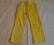 KRASNAL-NOWE Welurowe Spodnie Dresowe*12-146*żółty