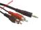 KABEL MINIJACK-2XRCA (CHINCH) M/M 2.5M STEREO