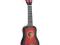 Ukulele UK 1, czerwone, z pokrowcem