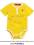 Body dziecięce FERRARI BABY GROW VEST - YELLOW