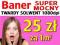 BANER reklamowy BANERY reklama NAJMOCNIEJSZY 1m2 !