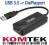 Unitek Y-3703 konwerter USB 3.0 do DP DisplayPort