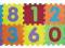 TOYS Ludi Puzzle piankowe 140x56 cm , cyfry