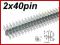 Listwa kołkowa 80 PIN (2x40) RM=2mm [1SZT] #B083