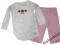 0151* komplet dziewczęcy body+spodnie rozm.56/62