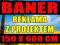Baner reklamowy 150 x 600   + PROJEKT - PROMOCJA!