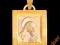 medalik złoto-biały z Maryją pr585 GRATISY