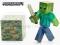 FIGURKA ZOMBIE Z MINECRAFT ORYGINAL + AKCESORIA HD