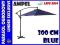 Parasol ogrodowy LINDER AMPEL 300cm MC2004 BLUE