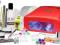 ZESTAW DO MANICURE TIPSY ŻELE LAMPA UV AKCESORIA