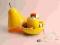 POJEMNIK GRUSZKA NA GUZIKI NITKI ŻÓŁTY