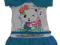 ŚLICZNA BLUZKA TUNIKA Z KOTKIEM NEON NOWOŚĆ R. 122